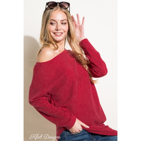 ❤️LAST 1! Asymmetric Hem One Shoulder Softest Top! - Picture 5 of 9